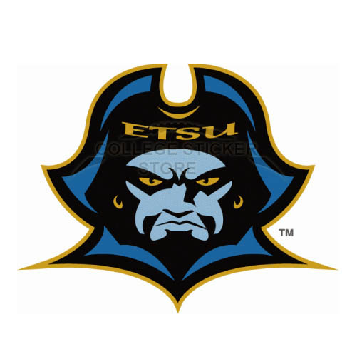 Design ETSU Buccaneers Iron-on Transfers (Wall Stickers)NO.4339